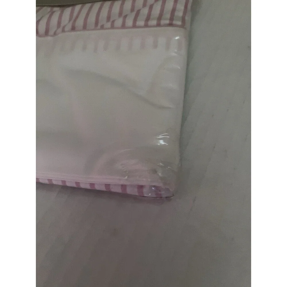 Vtg New in Package Marimekko Dan River Mauve Pink Striped Twin Flat Sheet Only